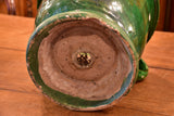 Late 19th century Castelnaudary planter with green glaze