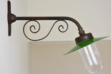 Elegant Black or Green Shade Sconce