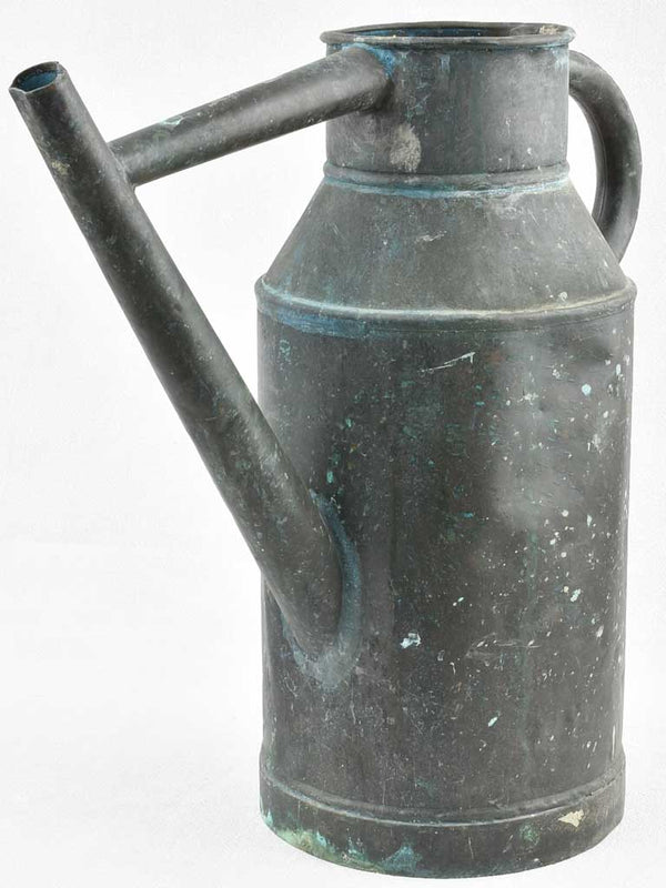 Watering can - w/ black blue patina 18½"