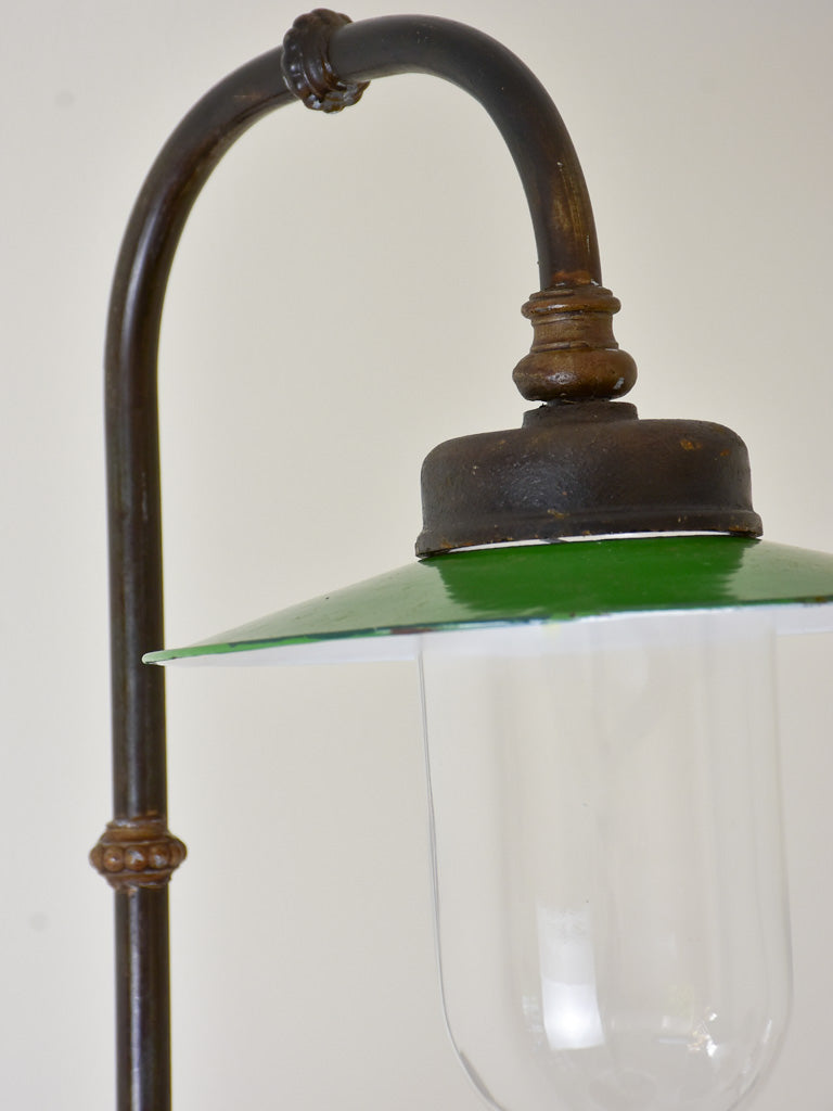 Elegant French cast iron wall sconce