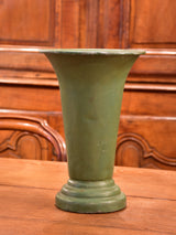 Vintage French florist vase – green