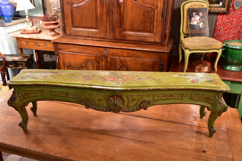 Louis XV style storage bench