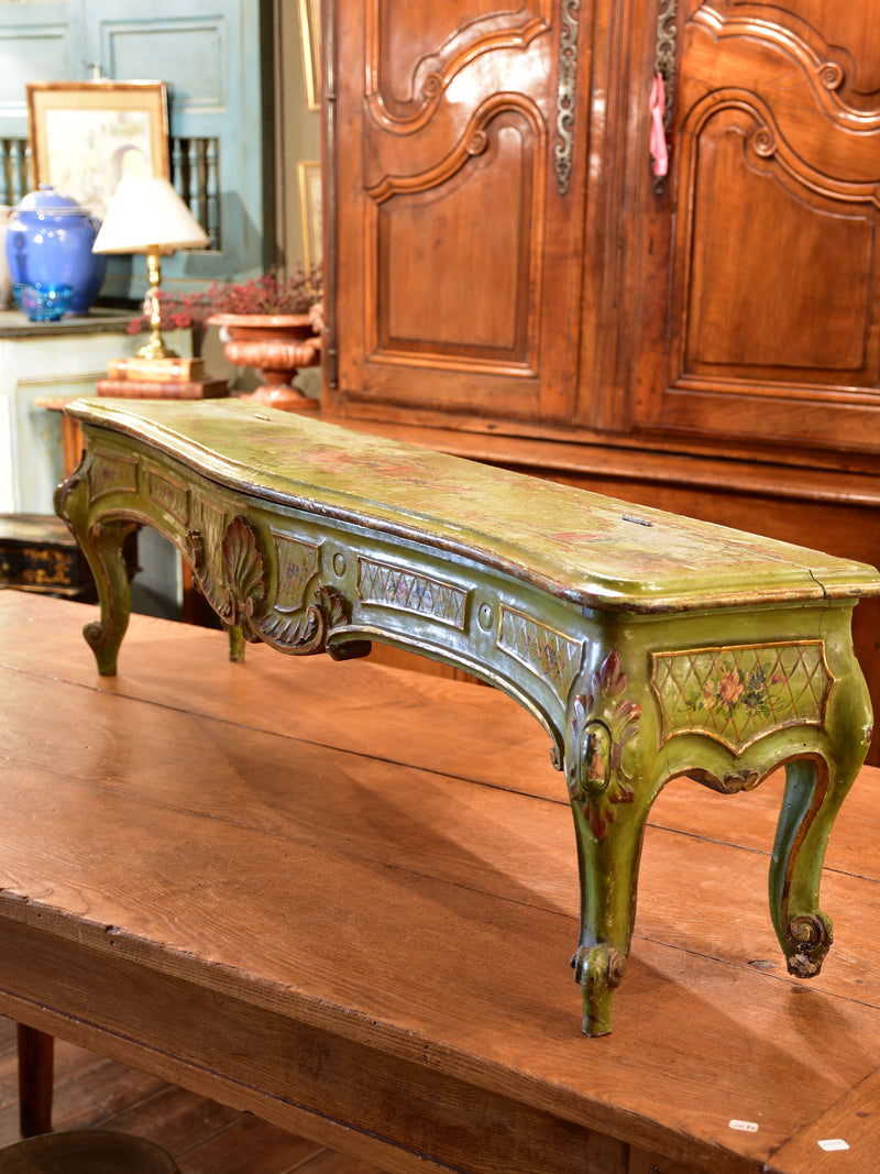 Louis XV style storage bench