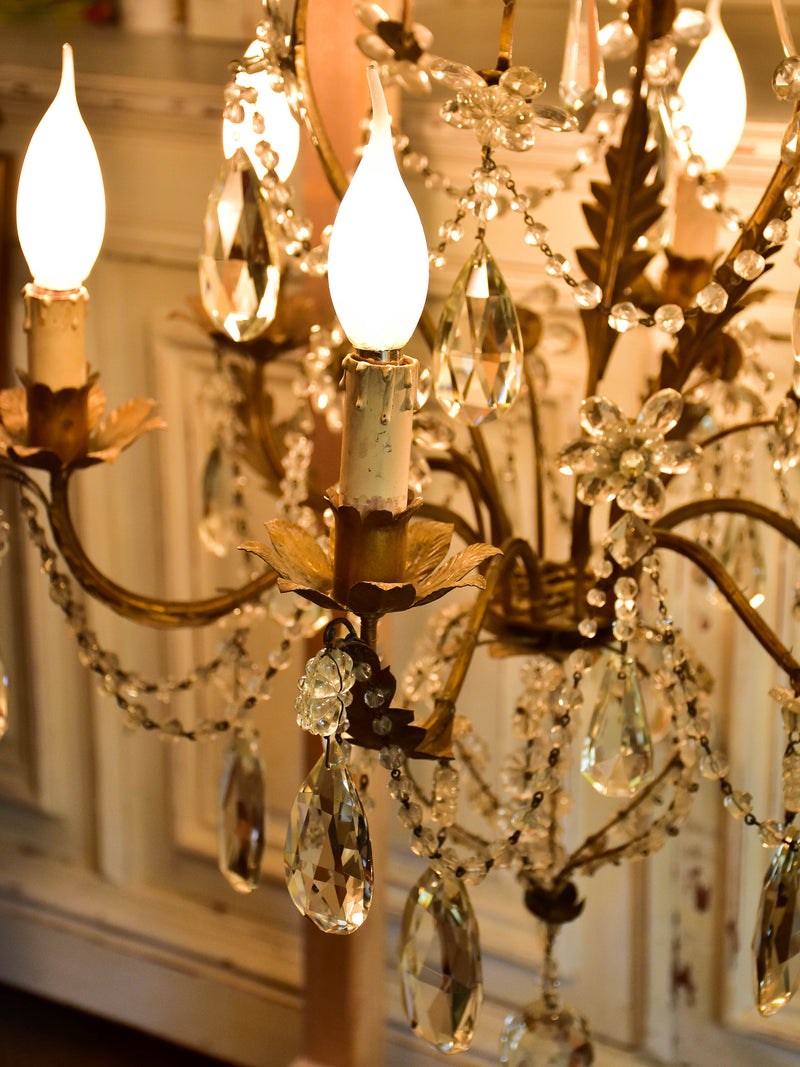 Antique Italian chandelier - 6 branches
