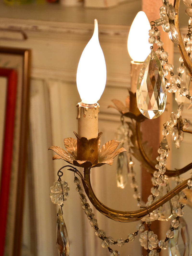 Antique Italian chandelier - 6 branches