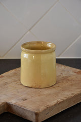 Preserving jar 4¼", Yellow ware, late-19th-century