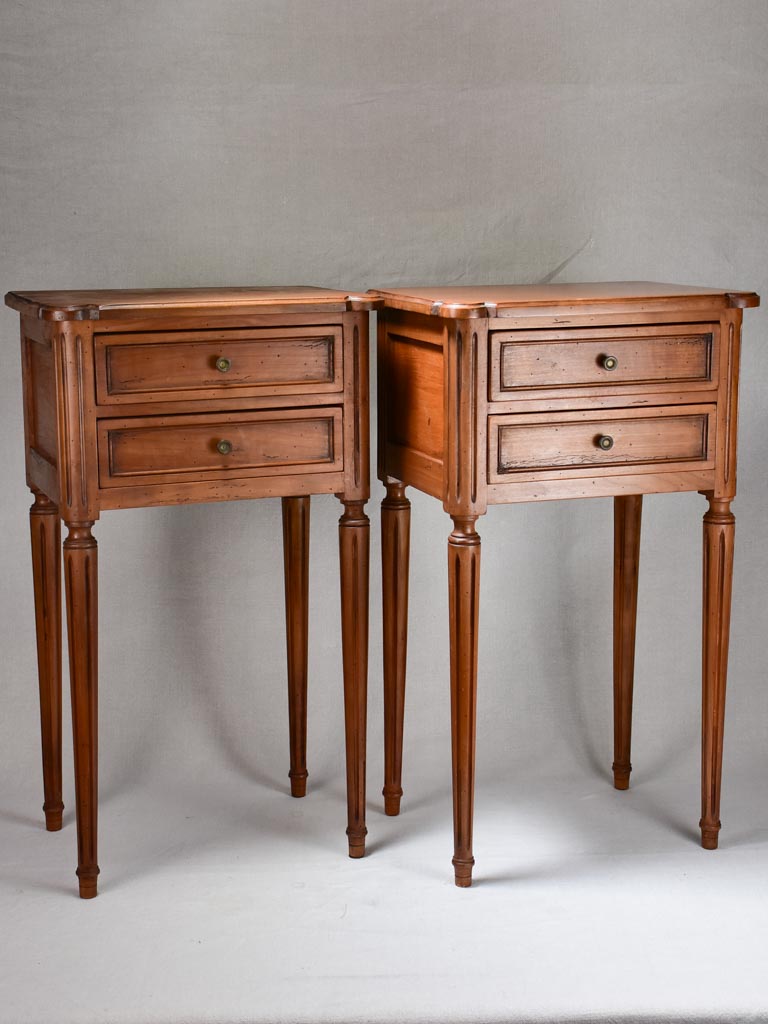 Pair of vintage Louis XVI style nightstands