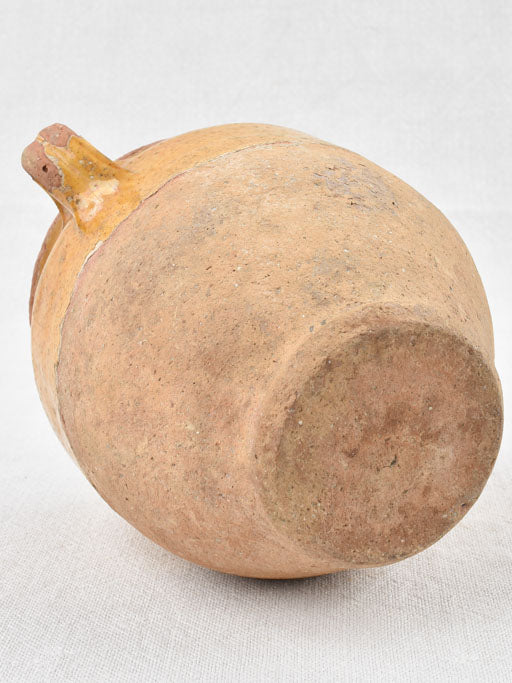 Small confit pot yellow orange 6¼"