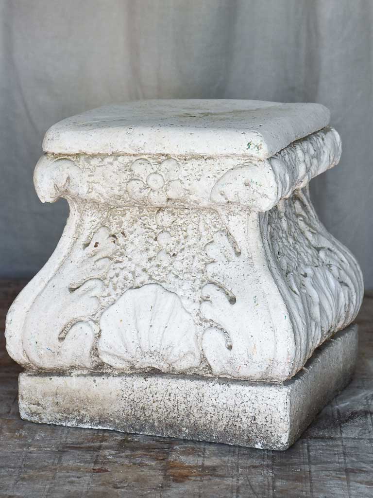 Antique Column-Shaped Italian Garden Pedestal