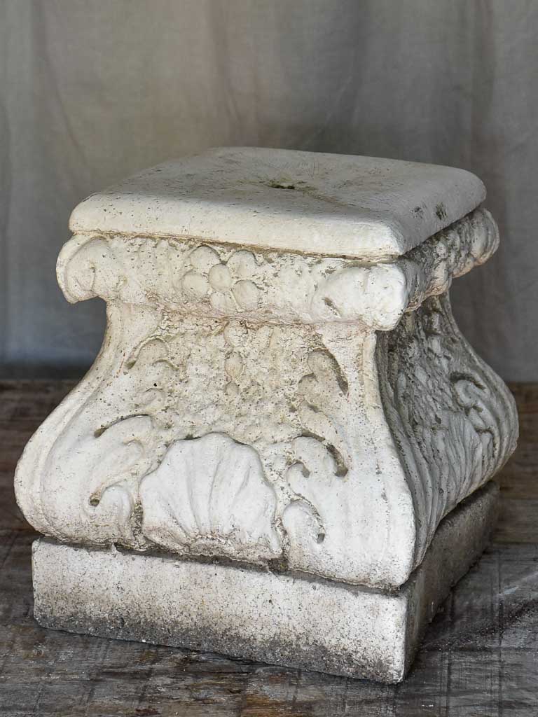 Classic Italian Concrete Pedestal for Garden