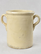 Antique Italian anchovy pot with handles 7½"