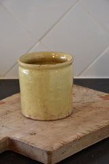 Preserving jar, yellow ware 4¼", 19th-century 2/2