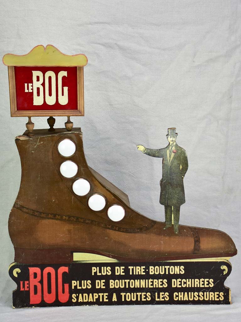 Rare early 20th century advertising sign - Le Bog - illumninated