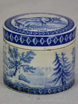 Rare 19th century marrow pot - blue and white