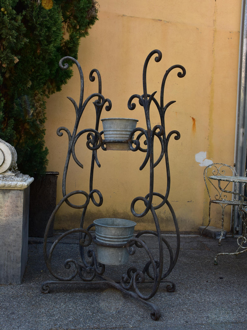 Vintage French planter stand