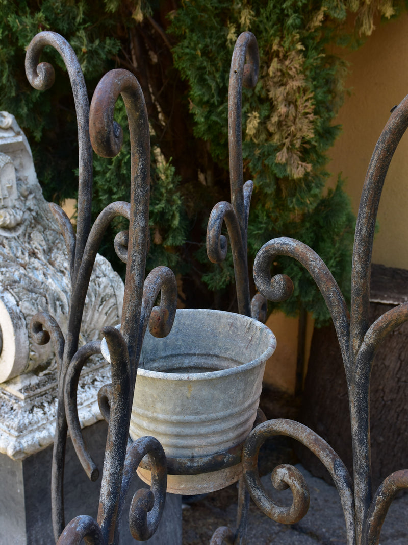 Vintage French planter stand