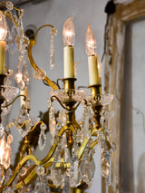Antique French crystal chandelier - 12 branches