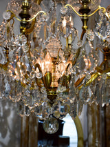 Antique French crystal chandelier - 12 branches