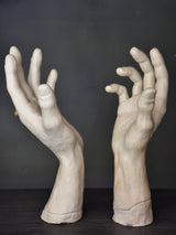 Porcelain sculpture by Albert Spinelli – pair of hands
