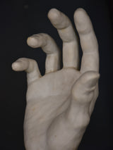 Porcelain sculpture by Albert Spinelli – pair of hands