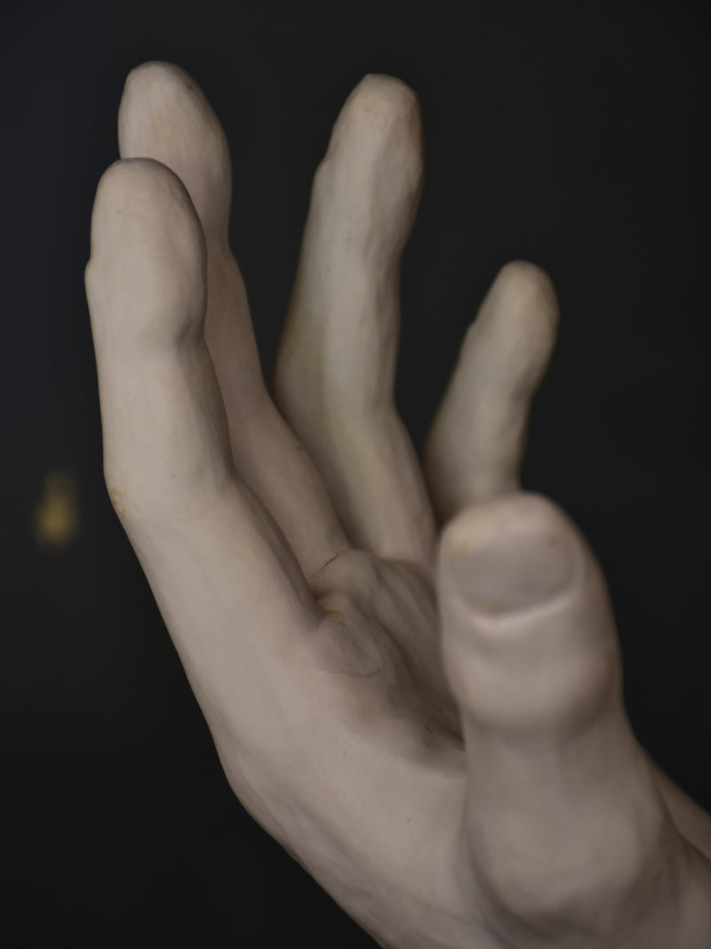 Porcelain sculpture by Albert Spinelli – pair of hands