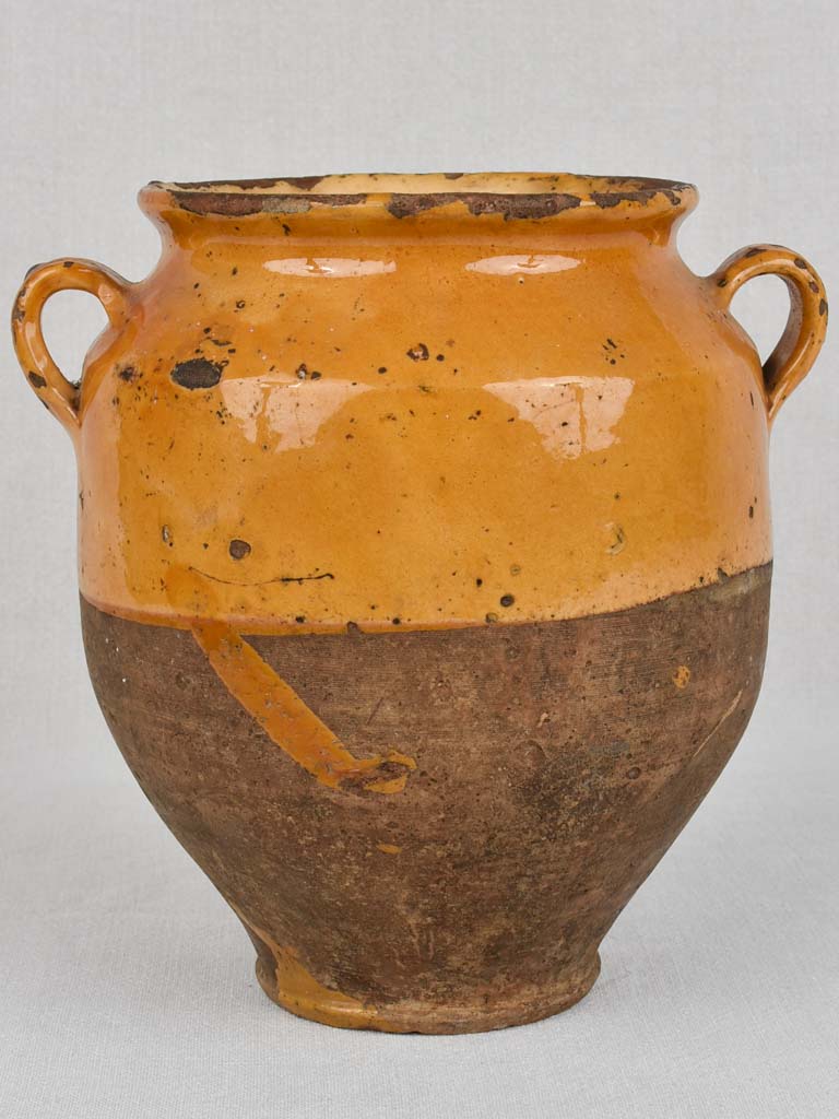 Antique French confit pot 10¼"