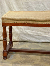 Antique French bistro style bench seat