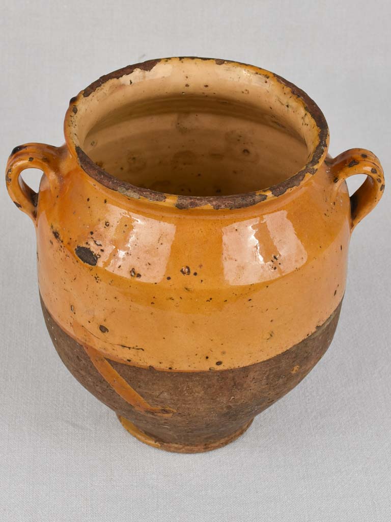 Antique French confit pot 10¼"