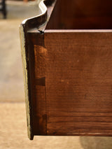 Small vintage French commode with grey patina
