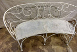 Antique French garden bench seat 56"