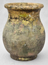Small rustic antique olive jar 15¼"
