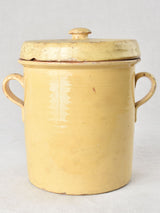 RESERVED CK Yellow preserving pot with lid - upright 10¼"