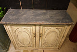 Pair of French commodes with faux marble top