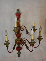 Pair of vintage Italian wall appliques