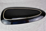 Mid century Fish platter - black hand painted 24½"