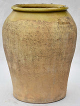 Antique olive jar with green glaze 16½"