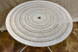 Antique French garden setting - round table and four chairs