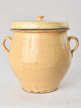 Lidded preserving pot, Provence, 19th century 10¾"