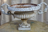 19th Century French cast iron Medici planter with handles