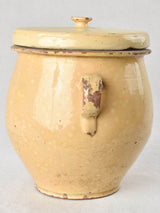 Lidded preserving pot, Provence, 19th century 10¾"