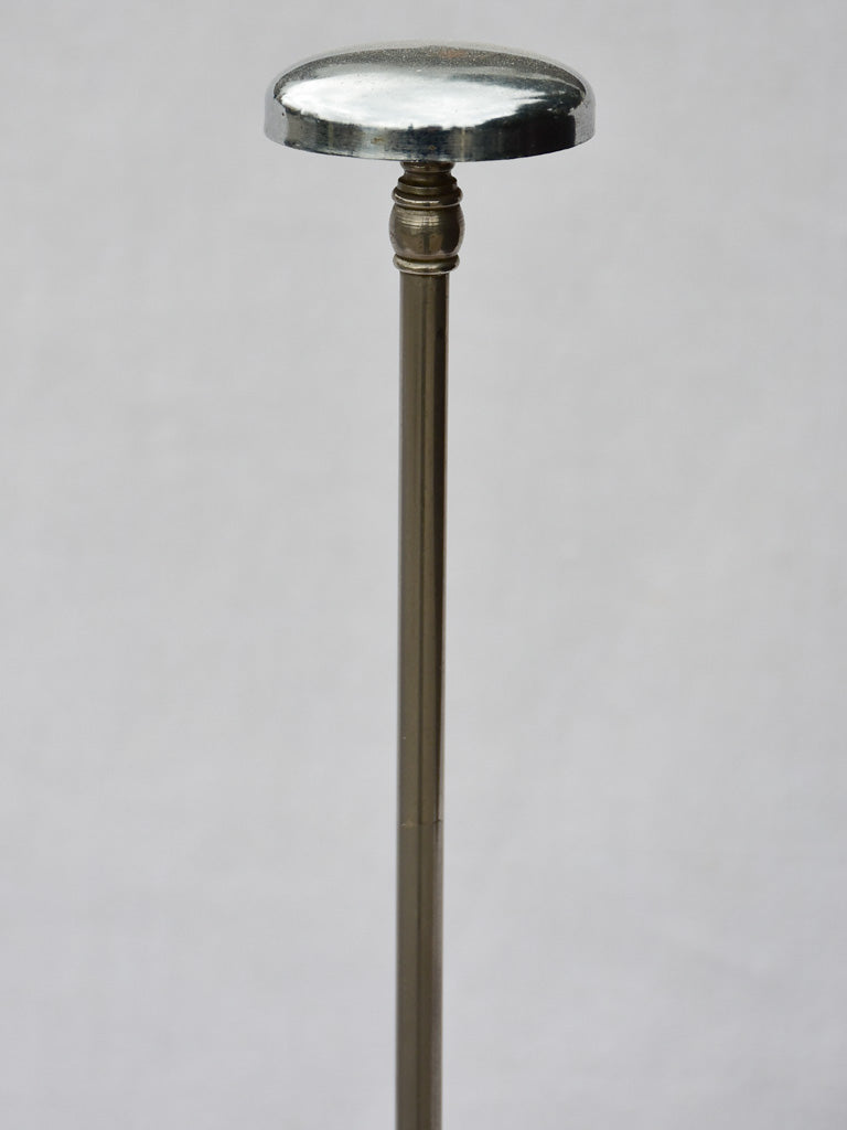 Pair of antique French metal hat stands 24½"