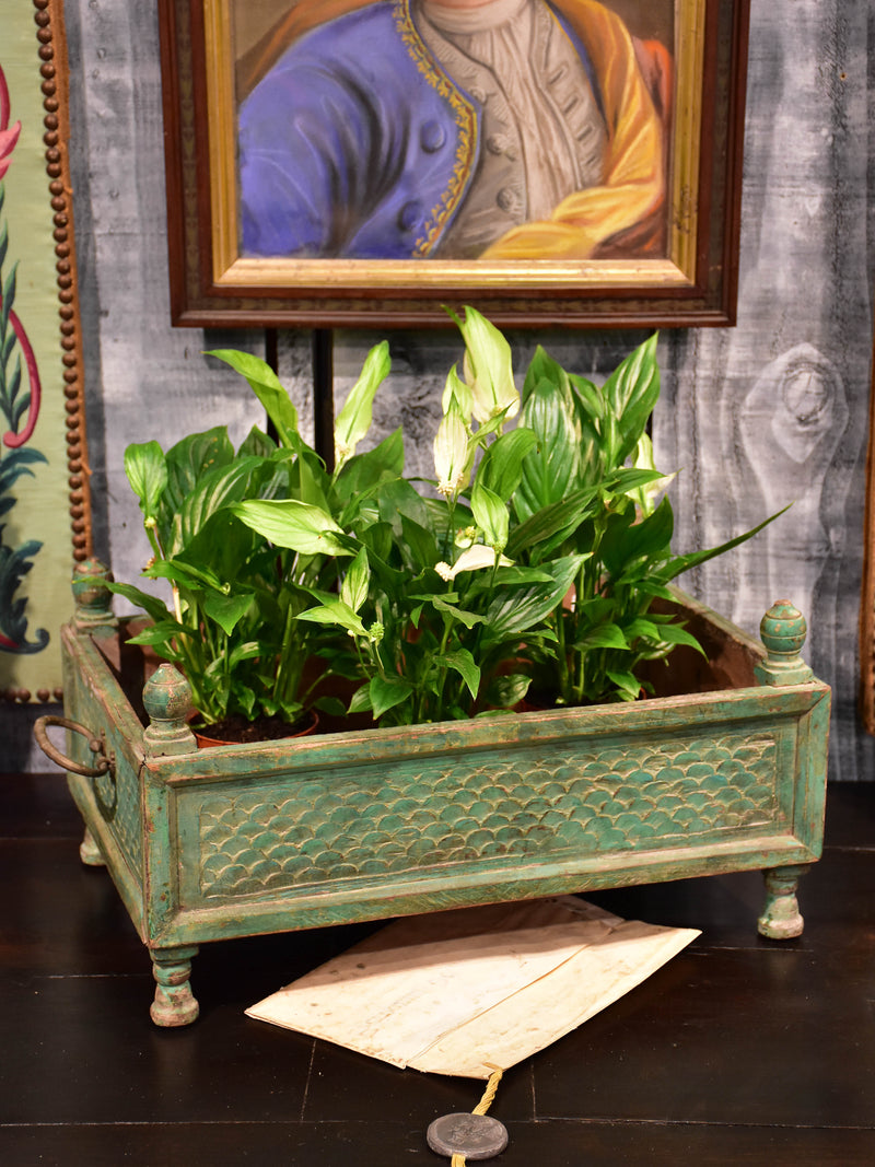 Rectangular French pot plant stand