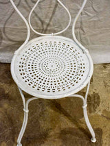 Antique French garden setting - round table and four chairs
