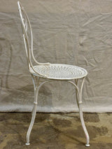 Antique French garden setting - round table and four chairs