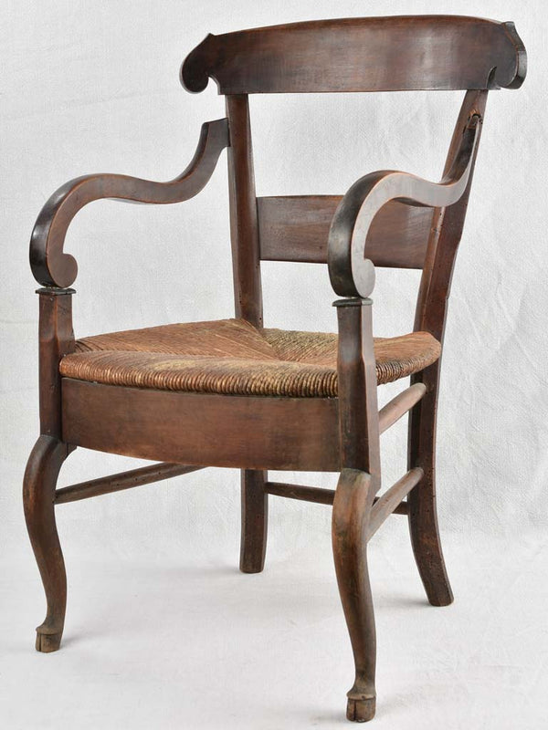 Rare, 19th-Century Child's Wooden Armchair