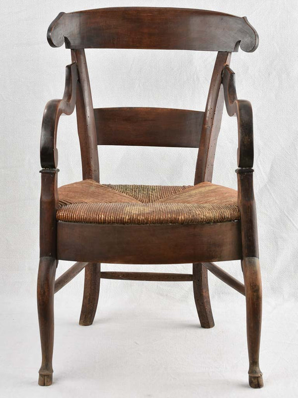 Children's 19th-Century Wooden Armchair