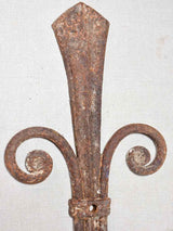 Pair of wrought iron wall sconces 17¼"