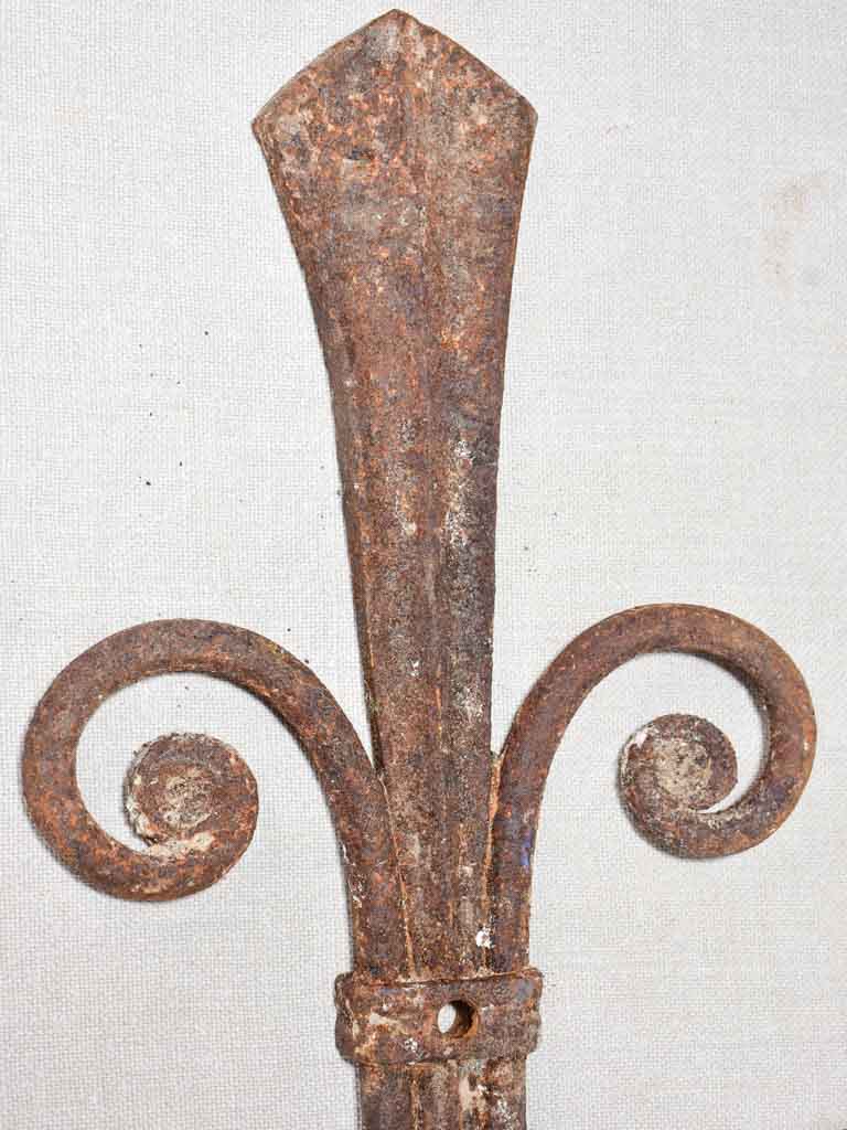 Pair of wrought iron wall sconces 17¼"