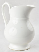 Antique porcelain water pitcher 8¼"