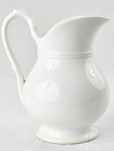 Antique porcelain water pitcher 8¼"